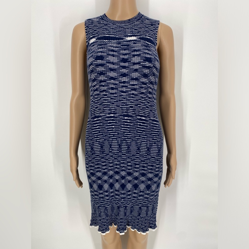 See by Chloe Ribbed Bodycon Sleeveless Sweater Dress - Picture 2 of 8